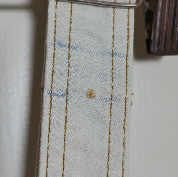 Jeans Light Blue Bleached Denim Overalls - Picture 6 of 13